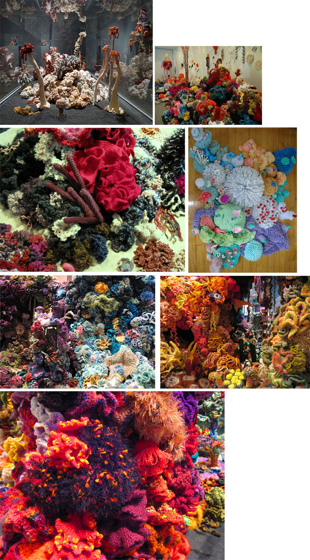 Proactive Art - Hyperbolic Crochet Coral Reef